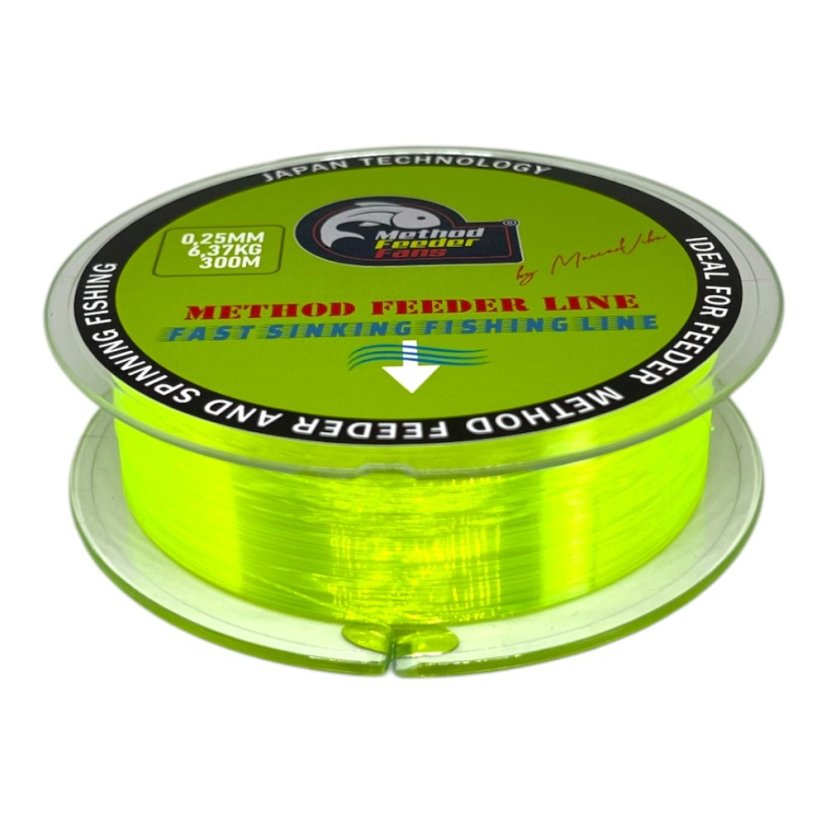 Vlasec Profesional Method Feeder Line FLUO - Priemer: 0,22mm 5,39kg 300m