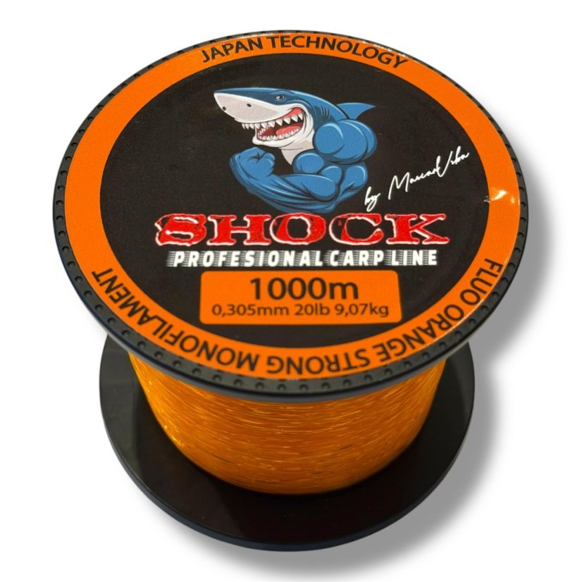 Vlasec FLUO ORANGE STRONG - Priemer: 0,265mm 16lb 7,25kg