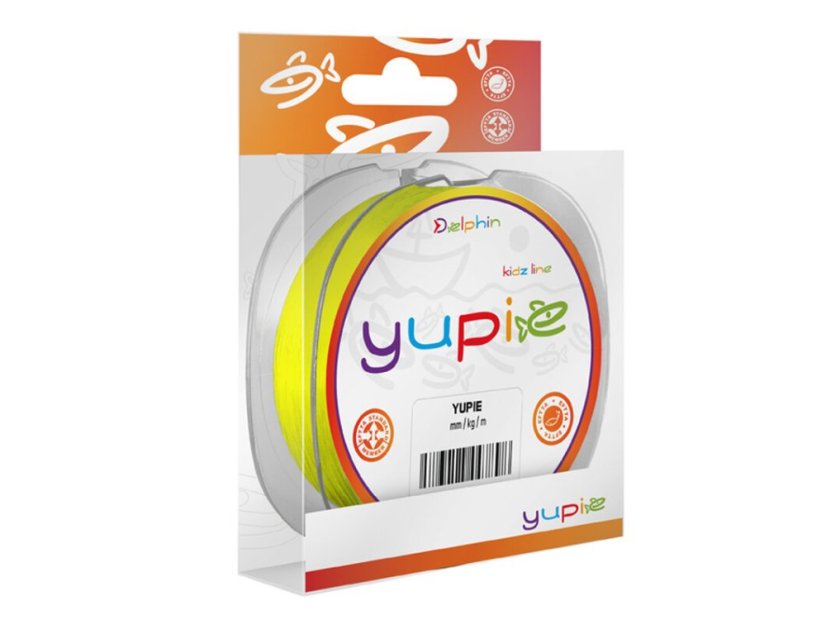 Delphin YUPIE / fluo žltá vlasec