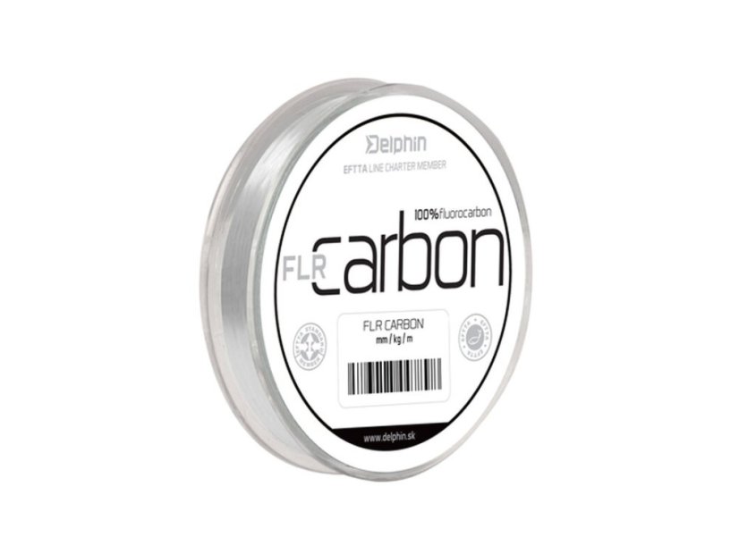 Delphin FLR CARBON - 100% fluorokarbón transp. - Priemer: Delphin FLR CARBON - 100% fluorokarbón transp. | 0,125mm 1,3kg 50m