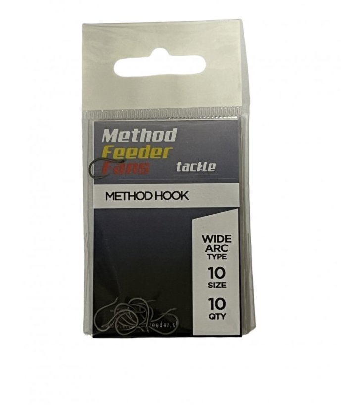 Method Feeder háčik WIDE ARC s mikroprotihrotom - Veľkosť: 10 - 10ks