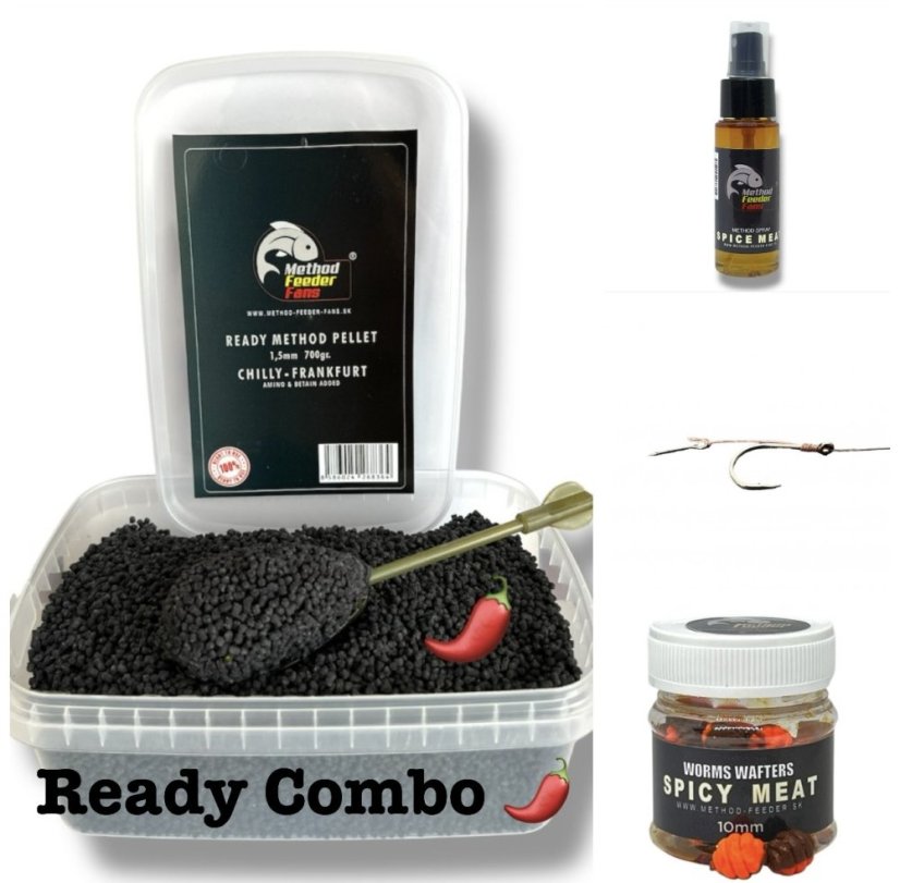 Method Feeder Fans Limited Ready Combo - Príchuť: Krill - Krill