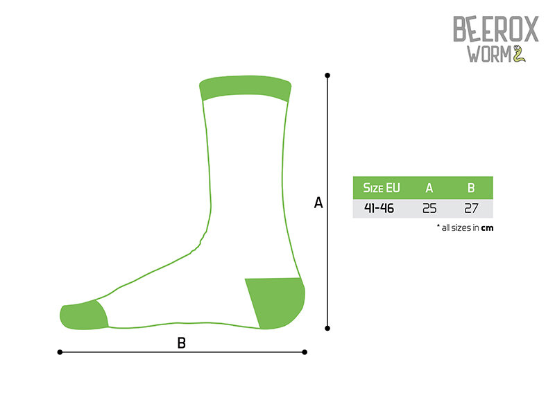 Set ponožiek v plechovke Delphin BEEROX WORM | veľ. 41-46 / 2 páry
