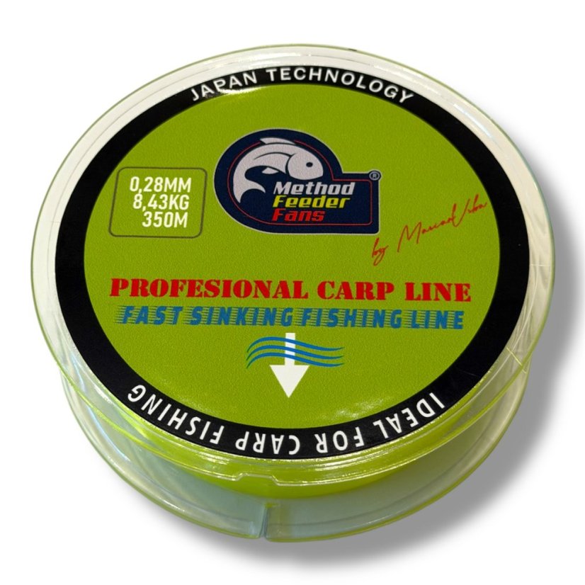 Vlasec Profesional Carp Line FLUO - Priemer: 0,28mm 8,43kg 650m