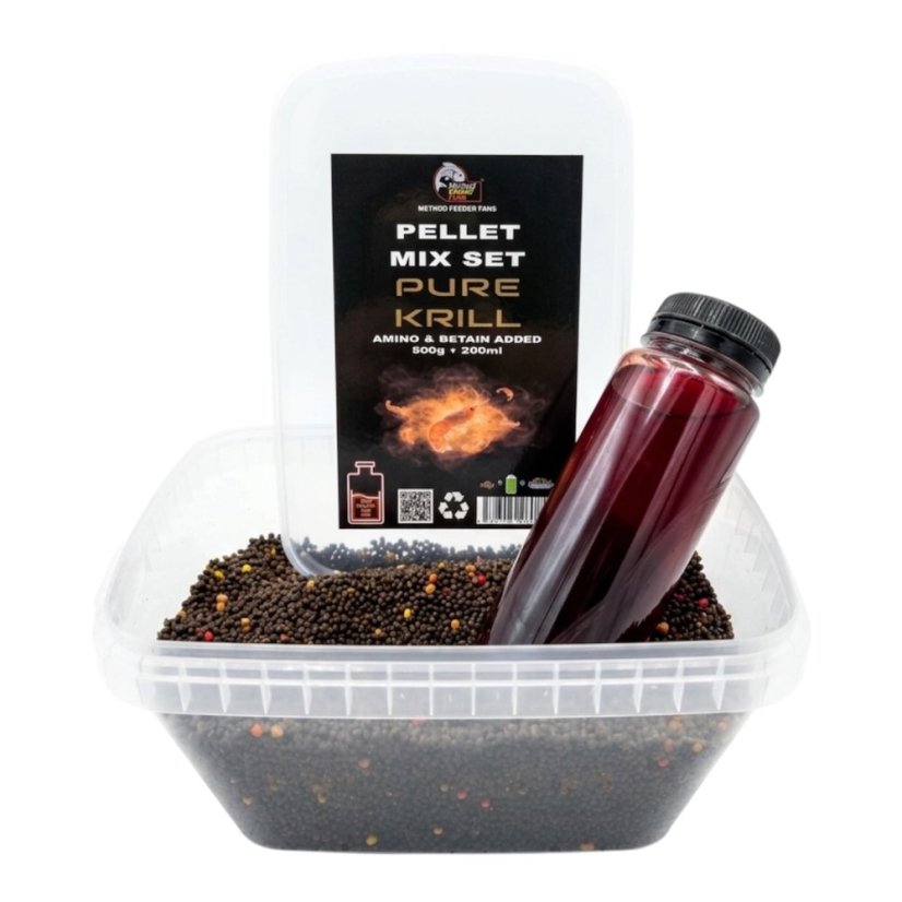 Premium Pellet Mix SET FLUO 500g + 200ml - Príchuť: Chilly - Frankfurt