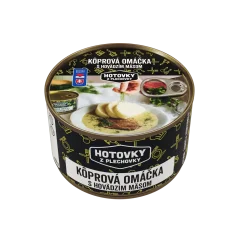 Kôprová omáčka s hovädzím mäsom 400g