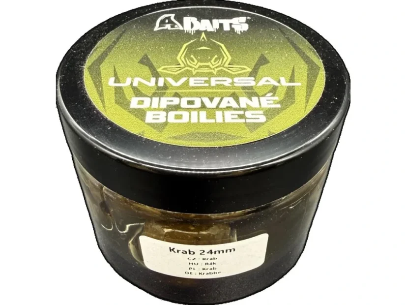 Dipovaný boilies UNIVARSAL A BAITS 24 mm - Príchuť: Angry Bull