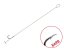 Feedrový nadväzec Delphin Proxi 8 Quickstop / 6ks - Veľkosť: Nadväzec Delphin Proxi Quickstop / 6ks | 8cm / 0,10mm / BARB #8