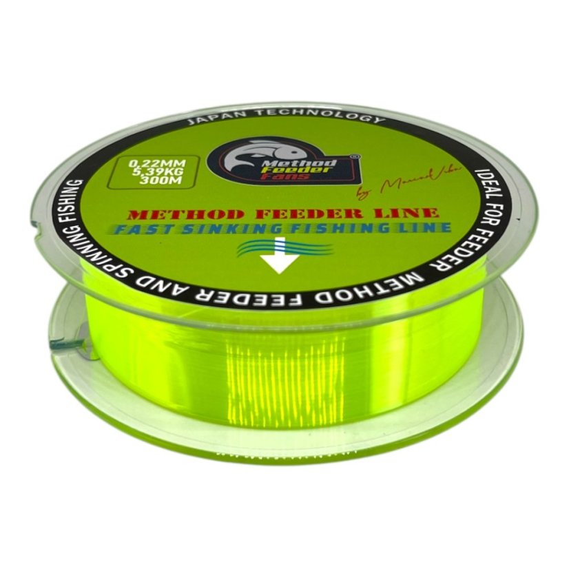 Vlasec Profesional Method Feeder Line FLUO - Priemer: 0,22mm 5,39kg 300m