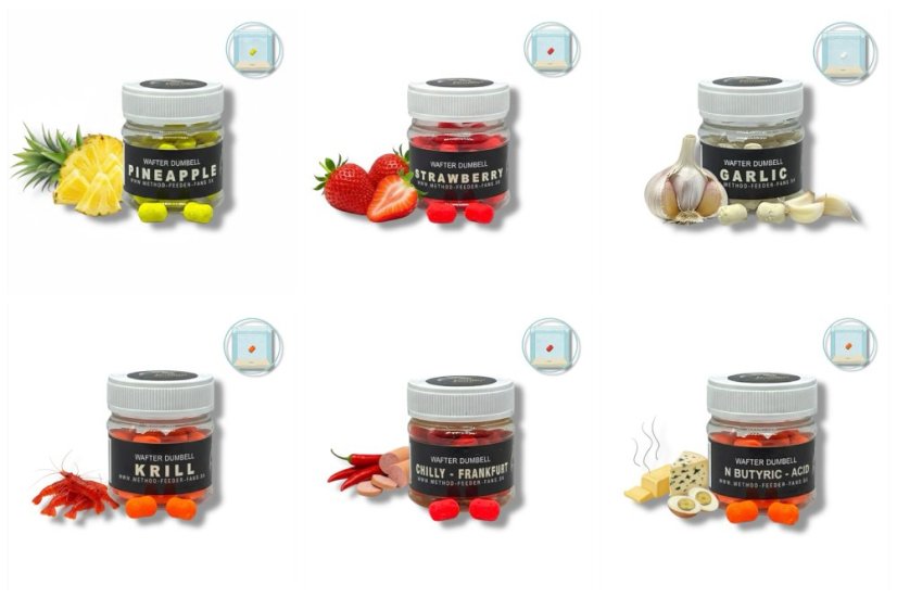 Wafter Dumbells 8mm x 10mm