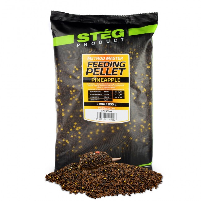 Stég METHOD MASTER FEEDING PELLET 2mm 800g - Príchuť: Pineapple