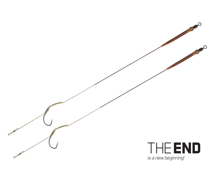 Nadväzec Delphin THE END Skin rig / 2ks - Priemer: Nadväzec Delphin THE END Skin rig / 2ks | 20cm/25lbs/#6