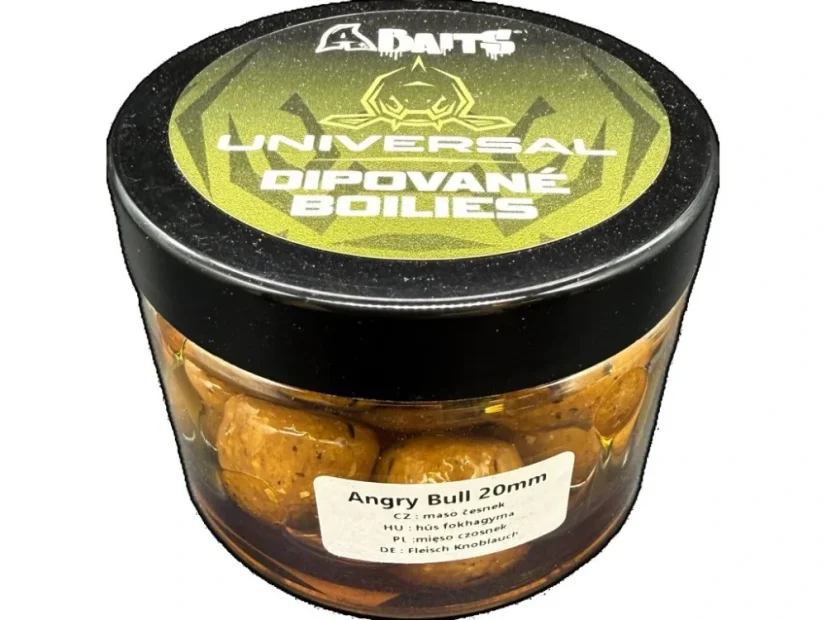 Dipovaný boilies UNIVARSAL A BAITS 20 mm - Príchuť: Jahoda