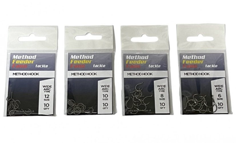 Method Feeder háčik WIDE ARC s mikroprotihrotom - Veľkosť: 10 - 10ks