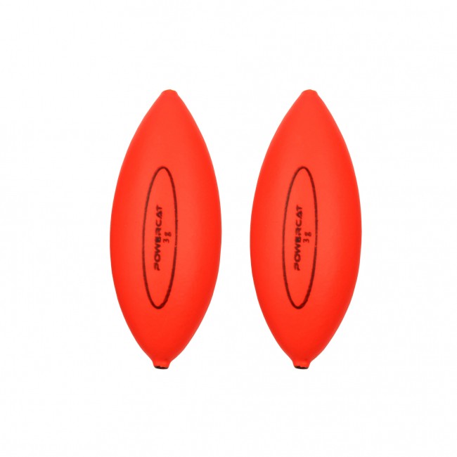 Powercat micro U-plavák - Gramáž: 10g 2ks Fluo Oranžová