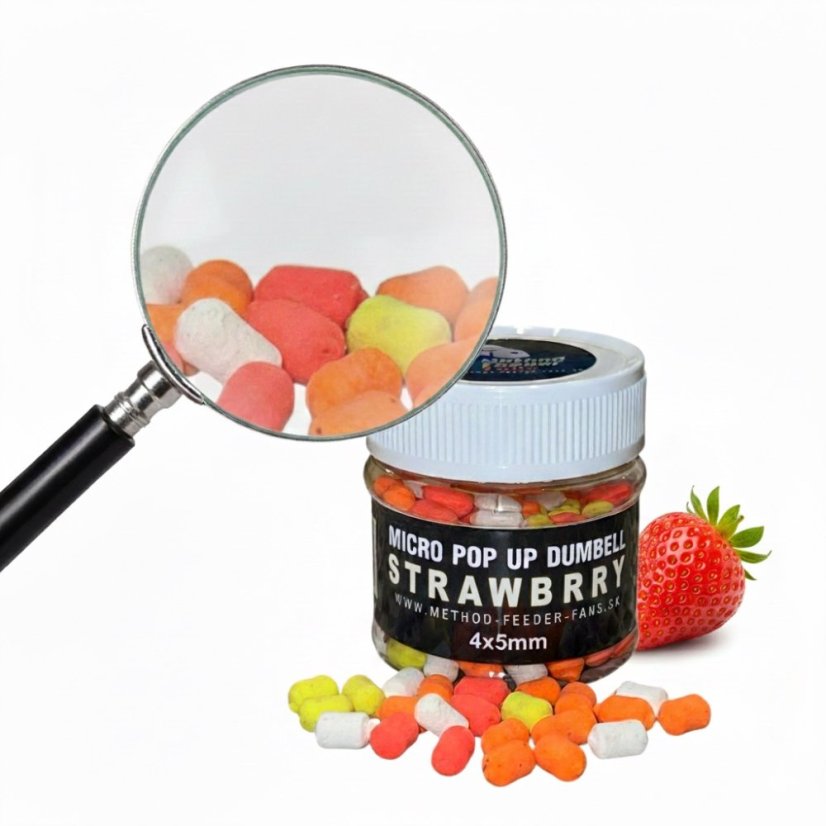 Micro POP UP  Dumbell 4mm x 5mm - Príchuť: Krill - Krill