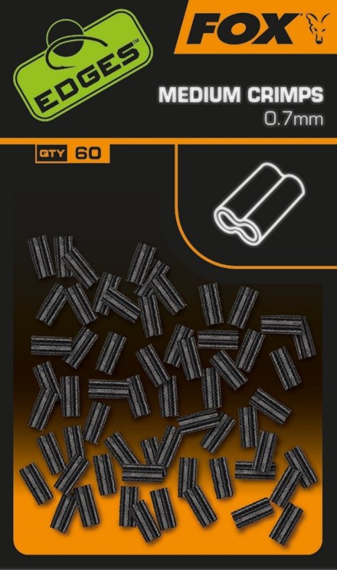 Fox Edges Crimps 60 ks - Veľkosť: 0,70mm