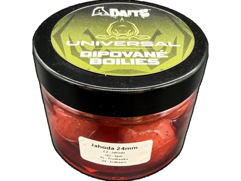 Dipovaný boilies UNIVARSAL A BAITS 24 mm - Príchuť: Angry Bull
