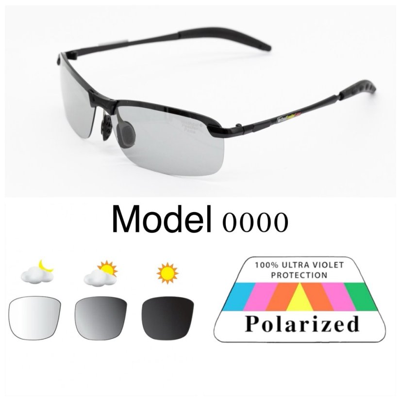 Fotochromatické polarizačné slnečné okuliare model 0000