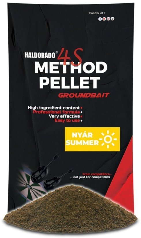 Haldoradó Krmítková Zmes 4S Method Pellet Groundbait 400 g