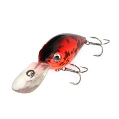 Wobler Deep Crank 6,5 cm 15,5 g (červeno-čierny)