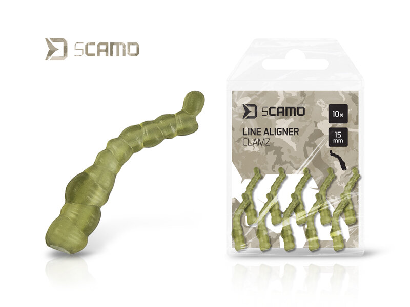 Vlasové rovnátko Delphin sCAMO CLAMZ / 10ks | 15mm