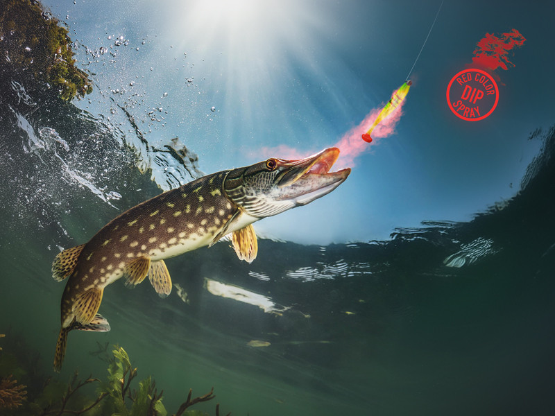 Dipovací sprej Delphin STINX SPRAY/30ml - červený