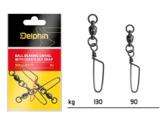 Ball bearing swivel with coastlock snap / 3 ks 90kg