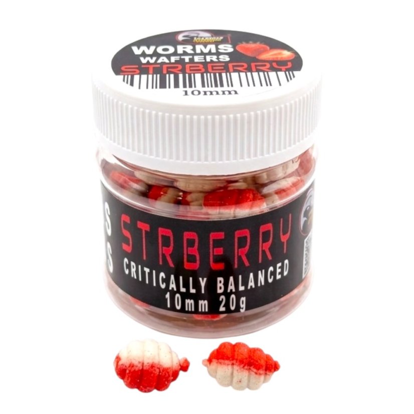 Worms Wafters 10mm - Príchuť: Strawberry - Jahoda