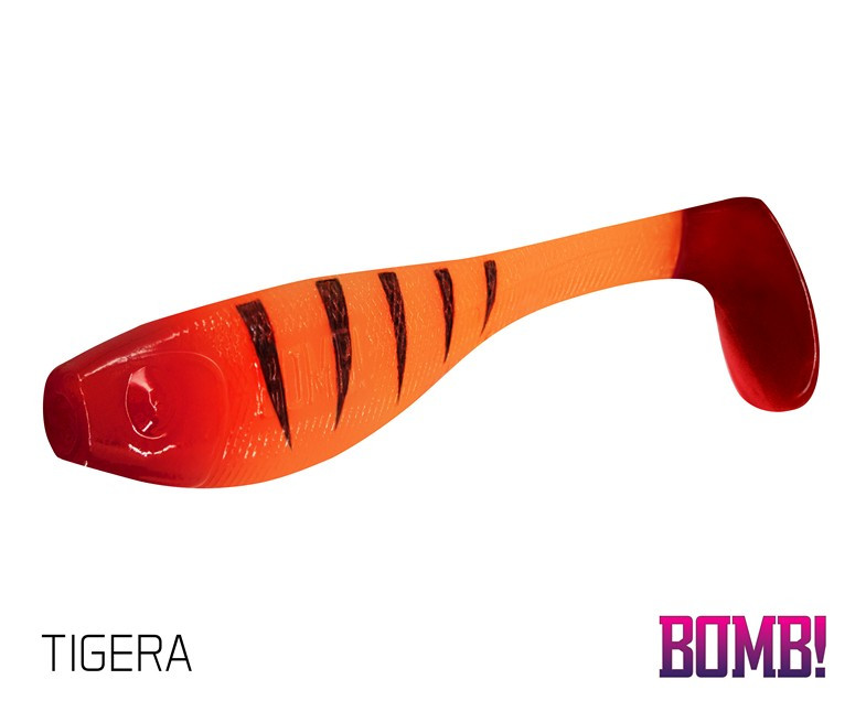 Umelá nástraha BOMB! Fatty | 12cm 5ks - Farba: Tigera + Redface + Booty + Candy + Reactor