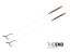 Nadväzec Delphin THE END D-Rig / 2ks - Veľkosť: Nadväzec Delphin THE END D-Rig / 2ks | 20 cm / 17lbs / #4