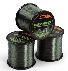 Fox vlasec Carp Mono Zelená 1000m 0,30mm 12lb
