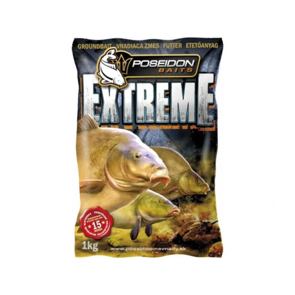Krmivo POSEIDON Extreme Ground Bait 1 kg - Príchuť: Vanilka