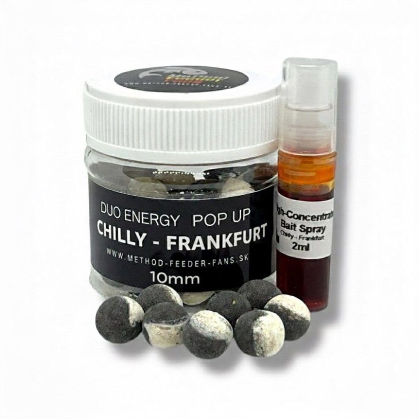 Duo Energy Pop Up 10mm 50ml + SPRAY 2ml - Príchuť: Set 6 príchutí 🍍🍓🧄🦐🌶️🧈 -25%