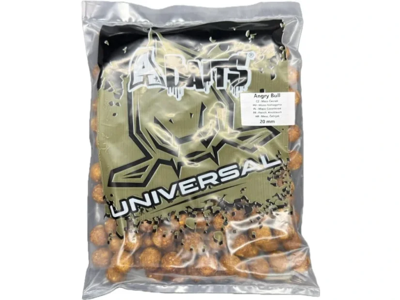 Boilies 1kg Universal A-Baits - Príchuť: Universal Angry Bull 1kg 24mm
