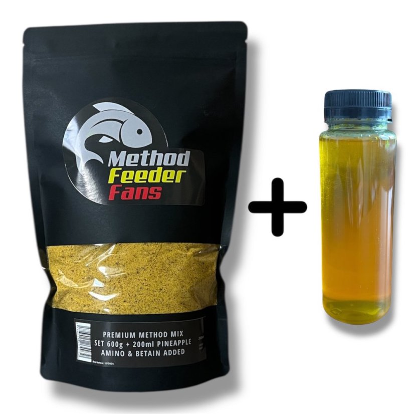 Premium Method Mix SET 600g + 200ml - Príchuť: Pineapple - Ananás