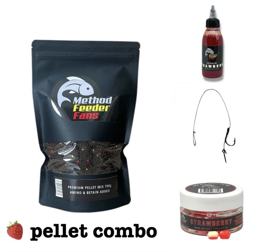 Method Feeder Fans Limited Pellet Combo - Príchuť: Strawberry - Jahoda