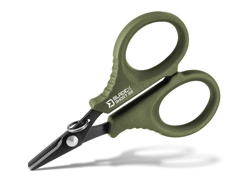 Nožnice s vrúbkami Delphin BladeX Short SS | 9,5 cm