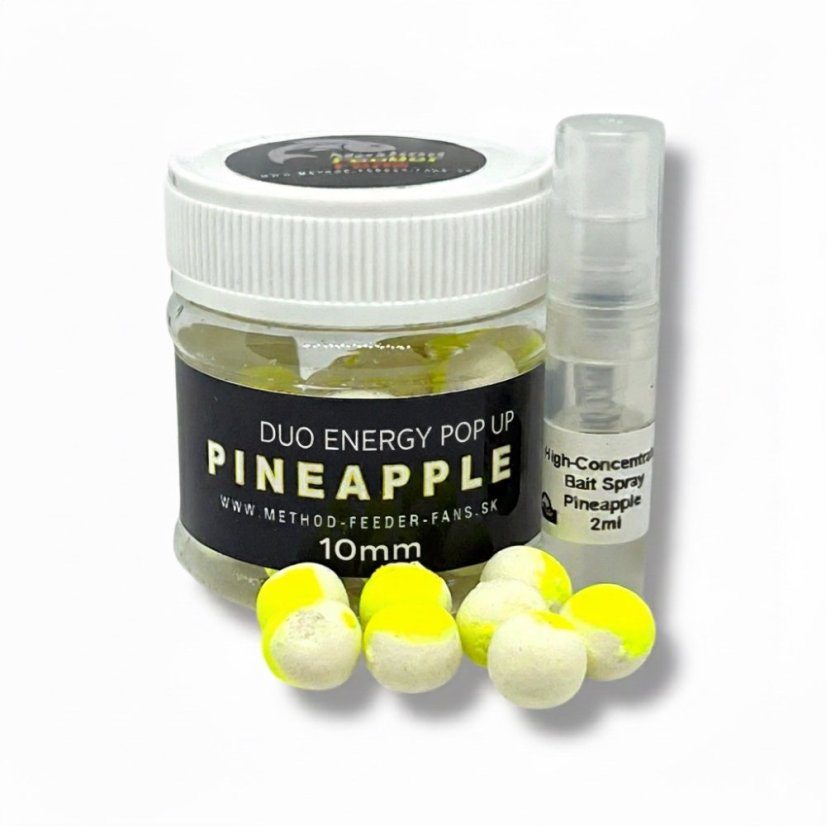 Duo Energy Pop Up 10mm 50ml + SPRAY 2ml - Príchuť: Set 6 príchutí 🍍🍓🧄🦐🌶️🧈 -25%