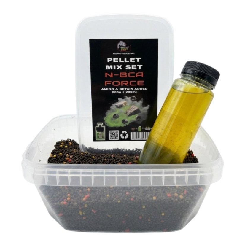 Premium Pellet Mix SET FLUO 500g + 200ml - Príchuť: Chilly - Frankfurt
