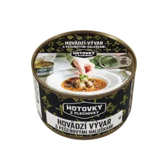 Hovädzí vývar s pečeňovými haluškami 400g