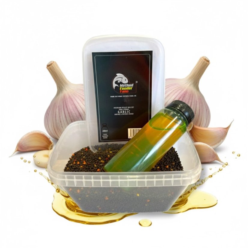 Premium Pellet Mix SET FLUO 500g + 200ml - Príchuť: Chilly - Frankfurt