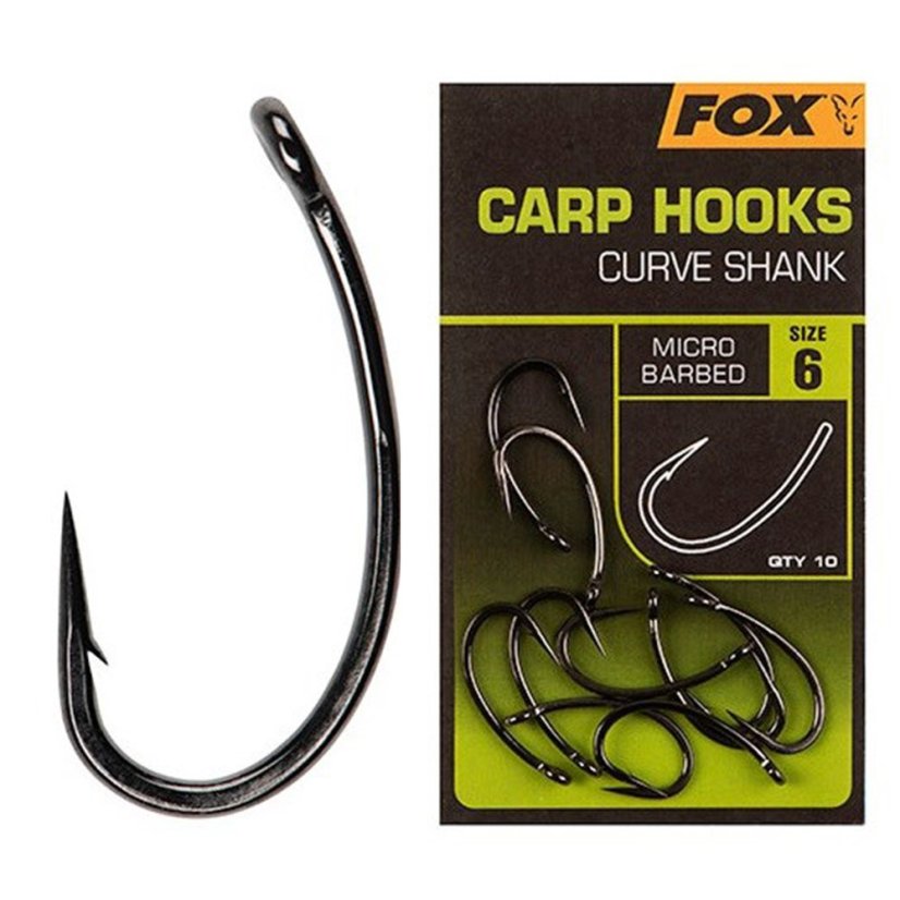 Fox Háčiky Curve Shank 10 ks - Veľkosť: 2