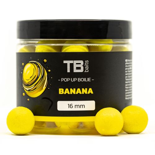 TB Baits Plávajuce boilie Boilie Pop-Up + NHDC 12mm - Príchuť: Pop-Up Banana + NHDC 65gr 12mm