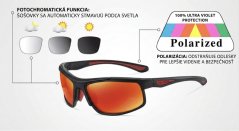 Fotochromatické polarizačné slnečné okuliare model 3027R