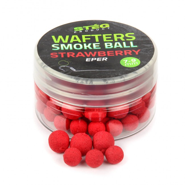 Stég Wafters SMOKE BALL 7-9 mm 15g - Príchuť: Strawberry