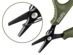 Nožnice s vrúbkami Delphin BladeX Short SS | 9,5 cm