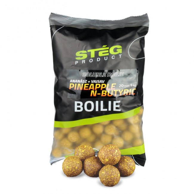 Stég Soluble Boilie 24mm 1kg - Príchuť: Sausage