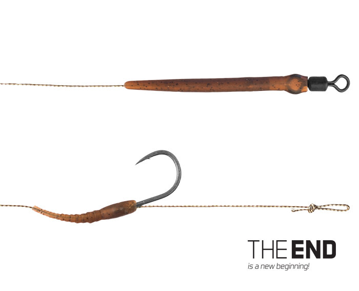 Nadväzec Delphin THE END Skin rig / 2ks - Priemer: Nadväzec Delphin THE END Skin rig / 2ks | 20cm/25lbs/#6