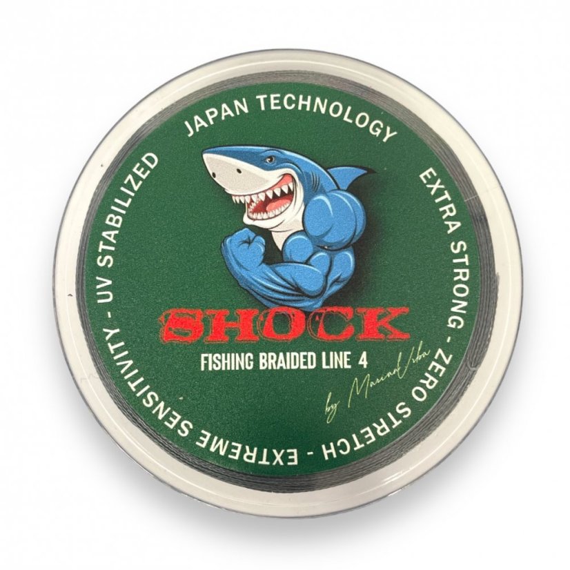 Šnúra Shock Braided Line 4 - Priemer: 0,305mm 16,50kg 100m